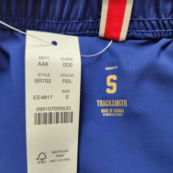 New Men's S M  Tracksmith x J Crew Cannonball Run blue running shorts - Picture 7 of 11